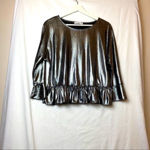Mango Metallic Top